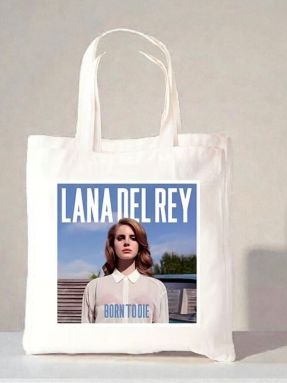 Lana Del Rey "Born To Die" Album Cover White Tote Bag